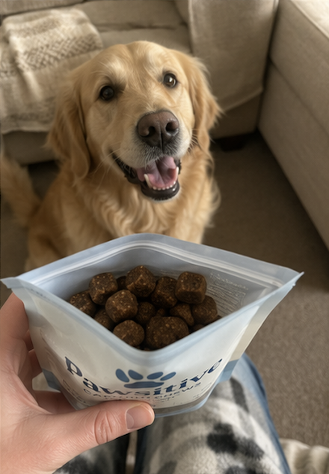 Calming chews close up